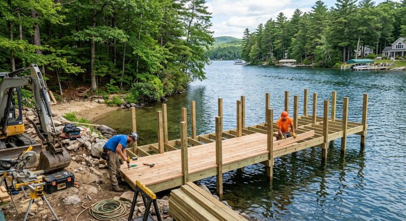 Pond Dock Construction in Kansas City, KS